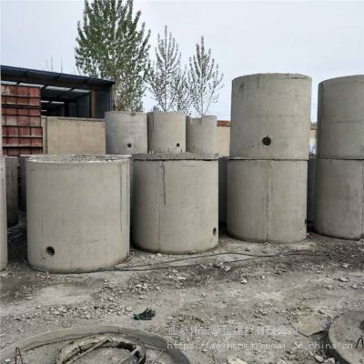 钢筋混凝土检查井成品 水泥雨水井筒检查井 水泥污水井系统