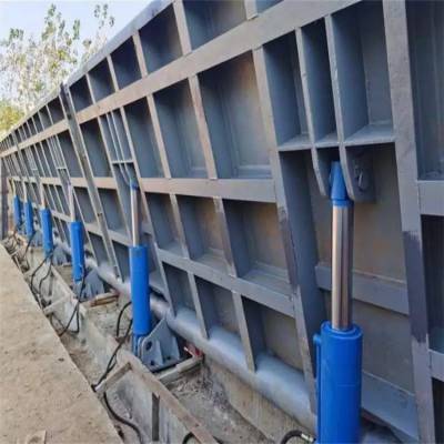 漳州河道液压钢结构翻板闸门的结构机械部件检修和试运行