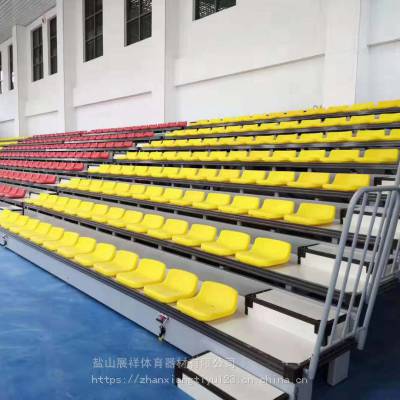 直销供应场馆手动电动伸缩看台