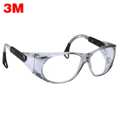 3M防护眼镜12235 抗冲击防风沙 雾霾护目镜 侧翼通风防紫外线