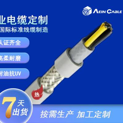 AC-FLEX812 高柔性耐弯曲双护套屏蔽拖链电缆 CE认证电缆 埃因直供