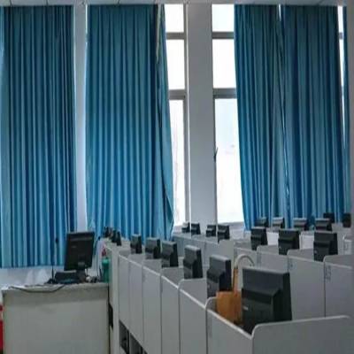 北京学校办公室窗帘定做顺义密云教学楼遮阳窗帘办公卷帘加工定做安装