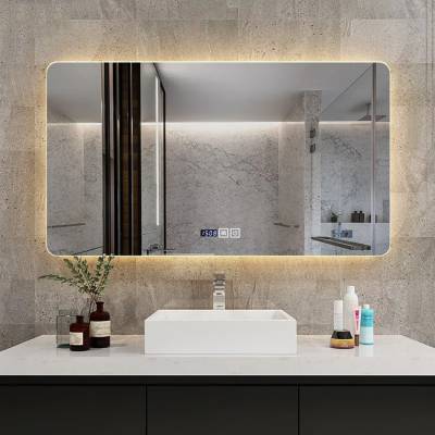 大硅酒店浴室防水智能镜，感应开关自动亮灯，匠心工艺质量优良