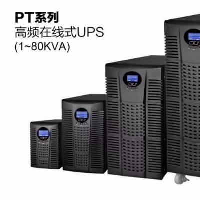 金武士UPS电源ST10KVA 金武士10KVA不间断电源 可负载8KW 单进单出 DC192V高频在线式不间断电源