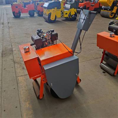 700型小型压路机 单钢轮手扶式地面压实机 汽油柴油***震动