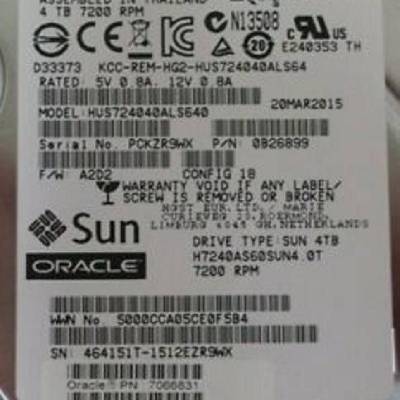 Sun Oracle 7066831 7065489 HUS724040ALS640 4TB X7-2 X5-2Ӳ