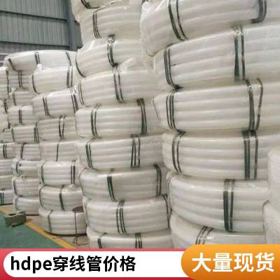 25HDPE穿线管 住宅小区地下埋地排水 施工效*** 支持定做