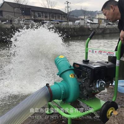 高品质2寸汽油消防泵 便携式水泵 大棚农作物抽水泵