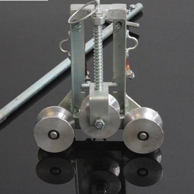 张力放线接地滑车导线保护滑轮铸铝轮接地滑车电缆拖缆异型滑车