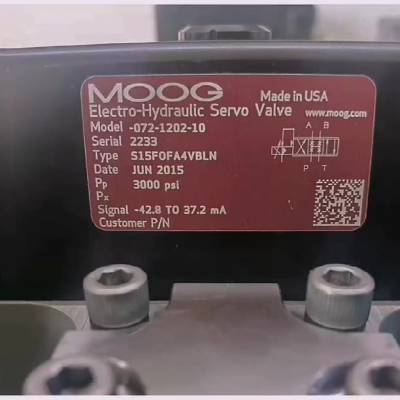 经销美国穆格MOOG D661系列伺服阀D661-4388E原厂供货