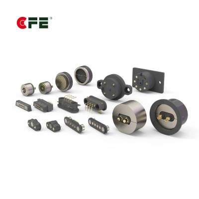 【CFE】磁吸pogopin连接器定制 小家电防水磁吸充电接头 顶针式磁性接头公母座