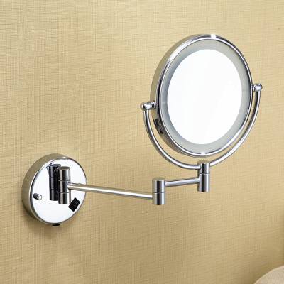 智能LED化妆镜卫生浴室镜led带灯壁挂除雾厕所发光镜子免打孔触摸控制镜