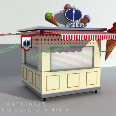 毕节广场移动售卖亭 景区商品玩具商铺 游乐园卡通贩卖屋餐车