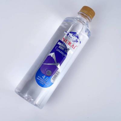 双面印定制矿泉水不干胶瓶贴彩色冷烫银天然饮用水商标贴纸
