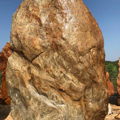 供应新农村建设风景石 美丽乡村村牌石 景观石 校园题字石 地标石 刻字石黄蜡石