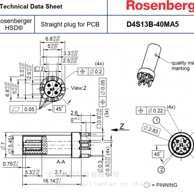 RosenbergerɭHSDʽǷˮD4S13B-40MA5