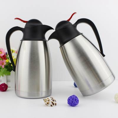 欧式保温咖啡壶 酒店用多用保温壶 304不锈钢真空壶 1500ml 2000毫升多个容量不锈钢水壶