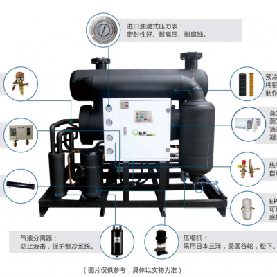 水冷式高温型冷冻式佑侨干燥机空压机后处理设备供应