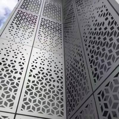 南海赞铝铝协渐变冲孔铝单板幕墙铝单板造型铝板外墙内外装饰