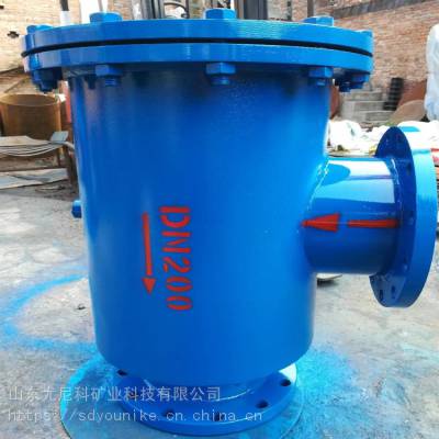 厂家直销卧式角通除污器 DN1000除污器不锈钢过滤网