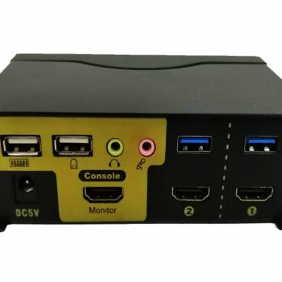 hdmi2口kvm切換器支持usb鍵鼠 hdmi切換器 kvm視頻切換器