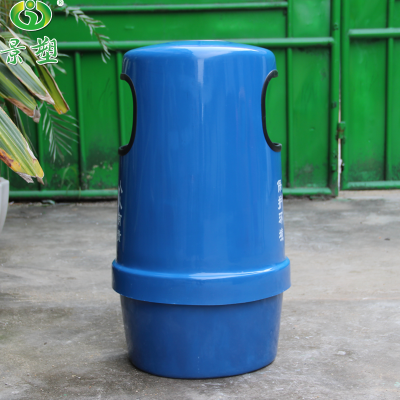 玻璃钢圆形垃圾桶 玻璃钢户外垃圾桶