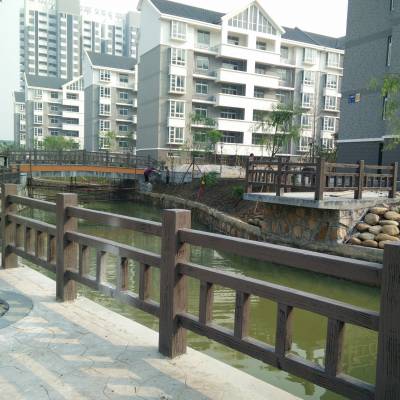 供应市政水利工程水泥仿木栏杆仿竹栏杆