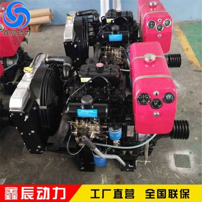 船用两缸2110挂浆机拖拉机柴油机 双缸28KW38马力2105柴油发动机