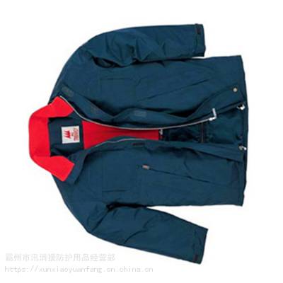汛消援405203防水防寒服欧款PVC涂层涤纶静电工装服御寒工作服