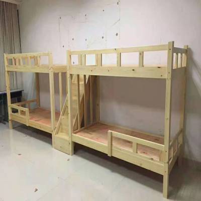 实木上下铺双层床 上下床两层 高低床订做 高低子母床