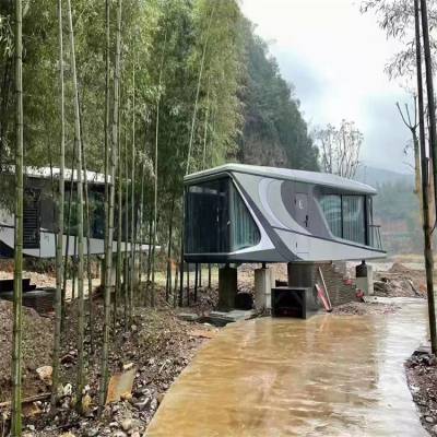 移动营地民宿 万隆设计 景区精装修太空舱箱房 安全稳固 卸车即可用