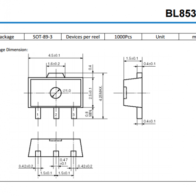 代理上海贝岭升压BL8531CB5TR36