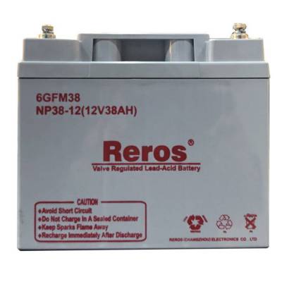 雷诺士Reros蓄电池6GFM40 NP40-12 12V40AH直流屏 基站储能