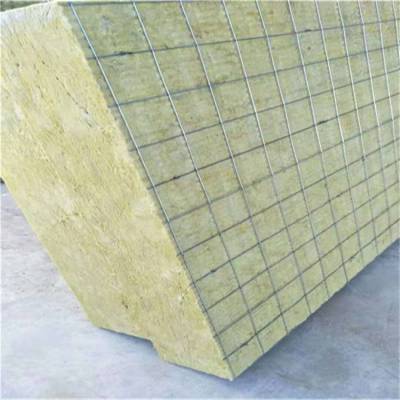 北京市 150mm厚密度80kg90kg100kg双面钢网插丝复合岩棉板