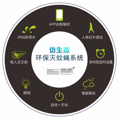 高科达H-X3(APP智能版)仿生态环保户外灭蚊灯