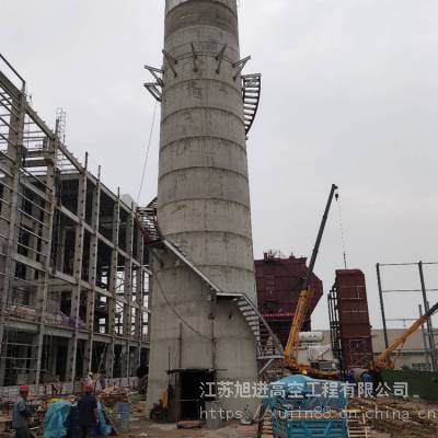 大理工厂烟囱安装检测平台|混凝土烟囱新建公司