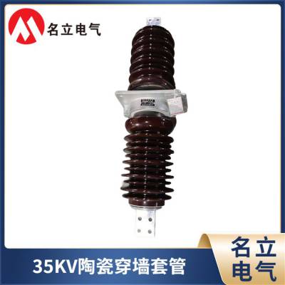 名立 35KV陶瓷穿墙套管CWC-35/2000高压户外防污预埋套管