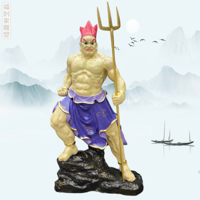 十二药叉神像制作 1.8米夜叉佛像景区寺庙供奉天龙八部护法雕塑