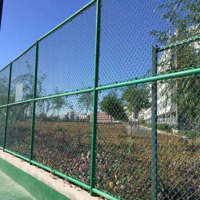 浸塑链条式防护网 组装型球场围网 公园体育场防护网