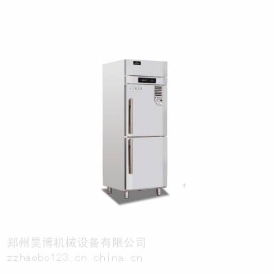 山东美厨F2商用立式两门冷冻柜 冰立方直冷厨房冷柜供应