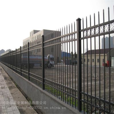 厂家直销小区别墅铁艺围墙护栏 厂区学校锌钢隔离围栏 庭院栅栏