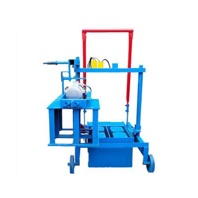 移动式混凝土人工制砖机 手动水泥成块机 砂浆免烧切块成型机