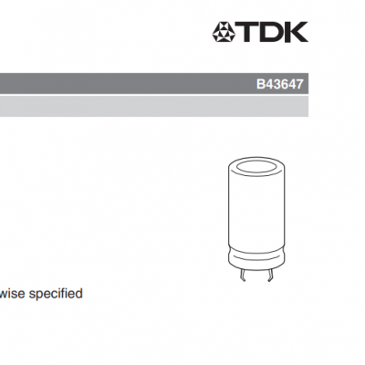 B43647S5827M004/M000 820UF 450VDC