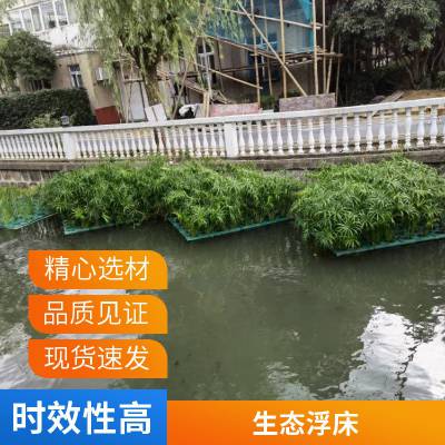 人工生态浮岛厂家 水上无土栽培水生植物种植 免费设计制作安装