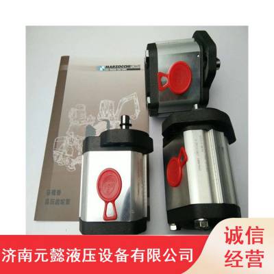 马达ALM系列欧标法兰油口齿轮泵_铝合金材质高压齿轮泵_马祖奇齿轮泵***