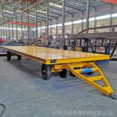 牵引平板车 重型2-20吨货物运输工具车 厂区转运移动叉车拖车
