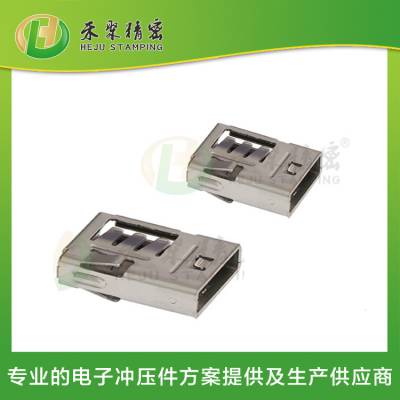 冲压弯式护套 新能源电子外壳件 30年OEM/ODM冲压生产厂家