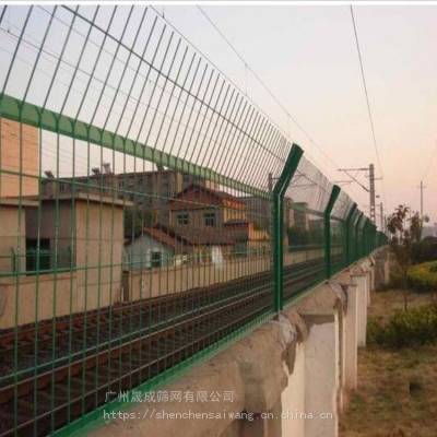 江门铁路防护刺丝滚笼 高铁防护栅栏厂家 铁路隔离通线8002