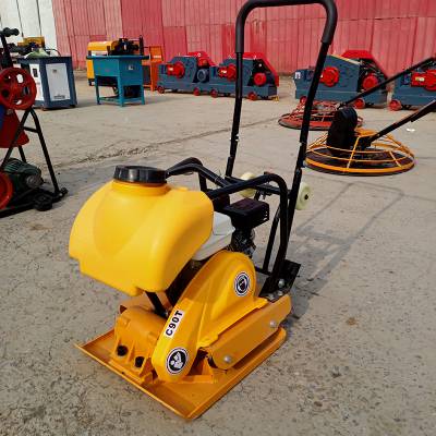 手扶式平板夯 久恒 汽油式路面打夯机 90型地面夯实机