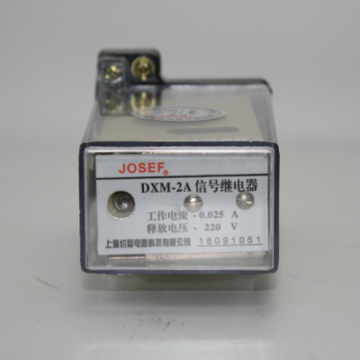 JOSEF约瑟 DXM-2A信号继电器 板后接线 用于机械制造，城建交通